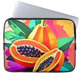 Capa Para Notebook Sliced Papaya Pop Art