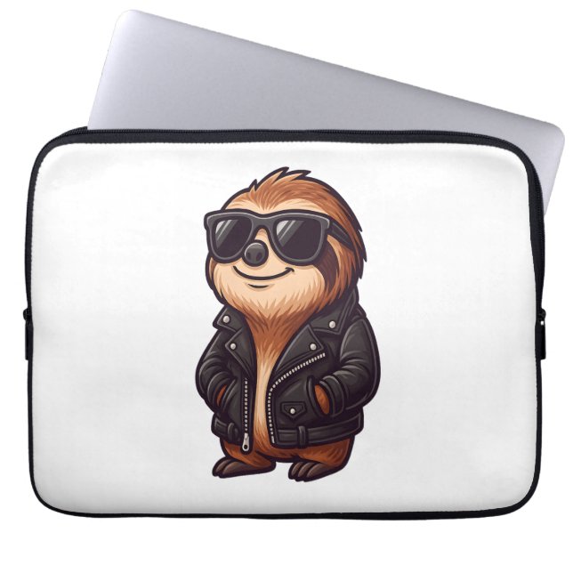 Capa Para Notebook Sloth Chill Mood (Frente)