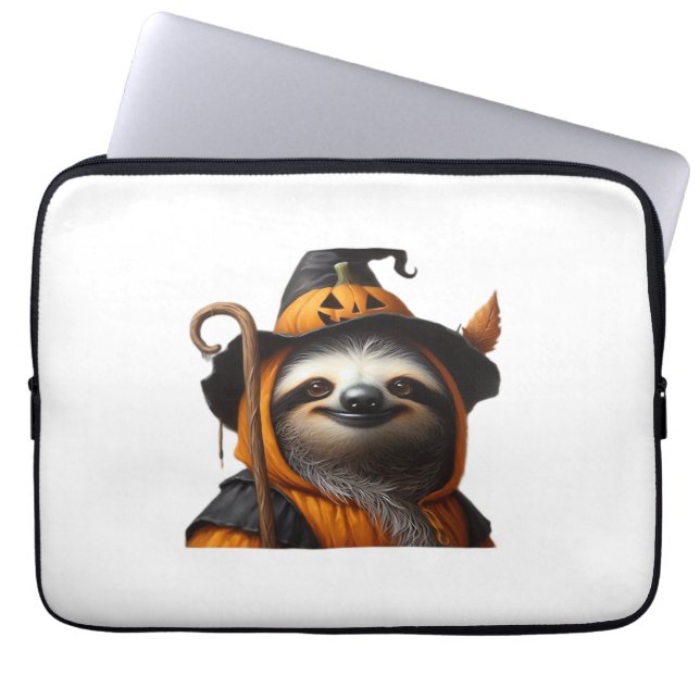 Capa Para Notebook Sloth Halloween Classic T-Shirt (Frente)