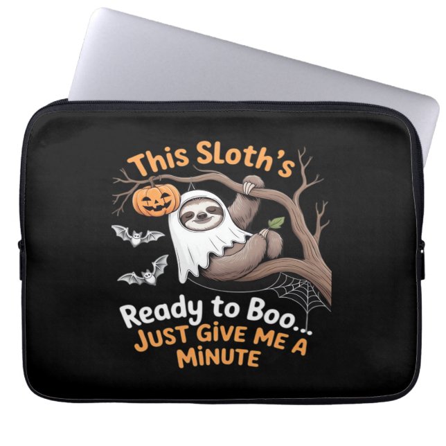 Capa Para Notebook Sloth Halloween Sloths Cute Bat Vampire Essential (Frente)