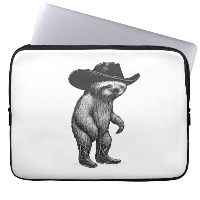 Capa Para Notebook Sloth Howdy Sloth (Frente)