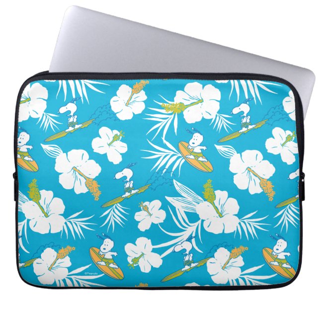 Capa Para Notebook Snoopy Brooklyn Beach Pattern (Frente)