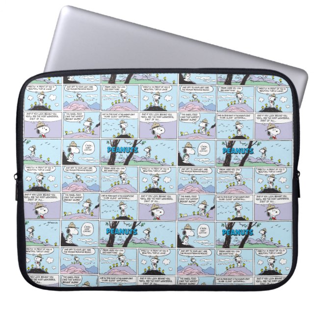 Capa Para Notebook Snoopy e Amigos | Ir Caminhando (Frente)