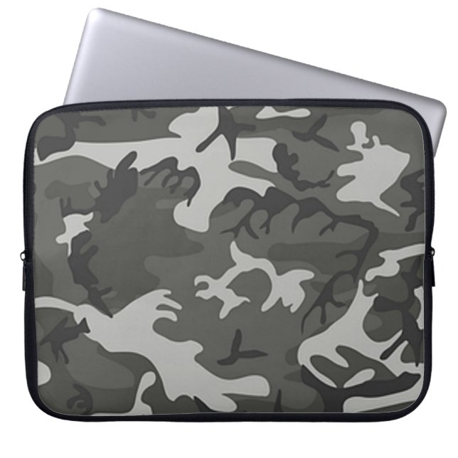 Capa Para Notebook Snow Camo (Frente)