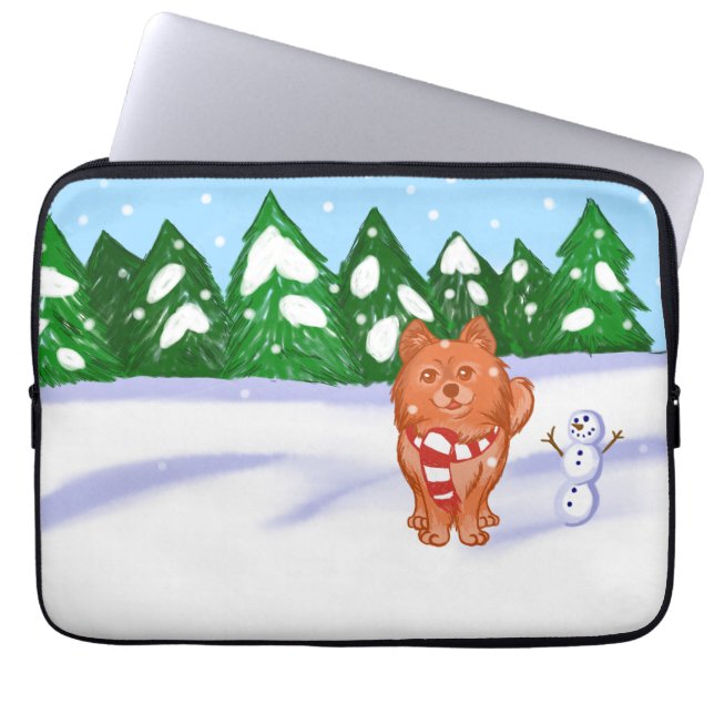 Capa Para Notebook Snow Puppy (Frente)