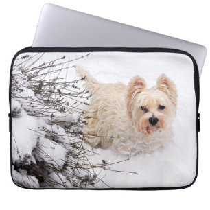 Capa Para Notebook Snow White Westit Dog Photo Eletrônicos Bag