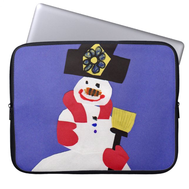 Capa Para Notebook Snowman por VictoriaShaylee (Frente)