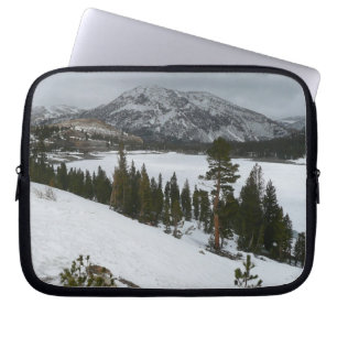 Capa Para Notebook Snowy Ellery Lake California Fotografia de inverno