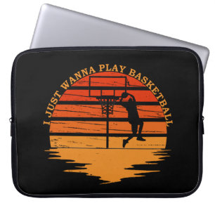 Capa Para Notebook só quero jogar basquete