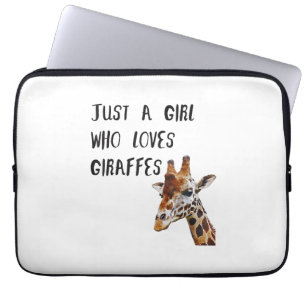 Capa Para Notebook Só Uma Menina Que Ama Girafas Bestiçadas