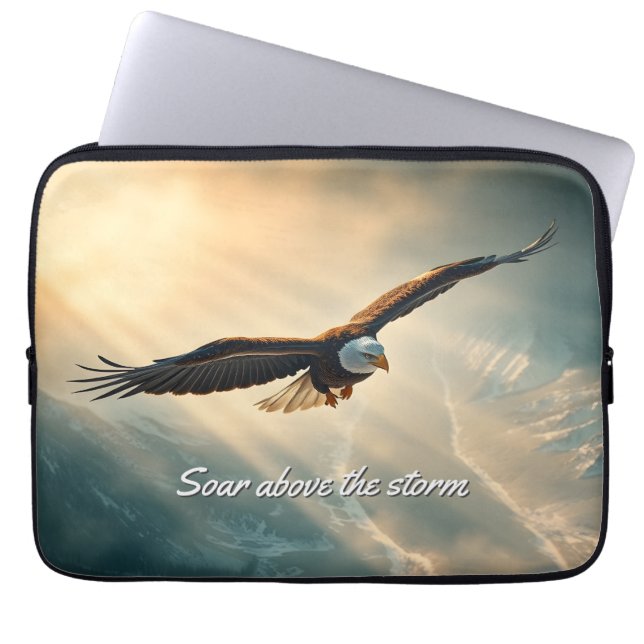 Capa Para Notebook Soar acima da tempestade | (Frente)