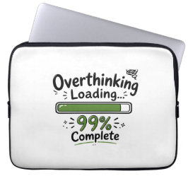 Capa Para Notebook Sobrecarregando 99% Completo Citação Engraçada