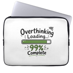 Capa Para Notebook Sobrecarregando 99% Completo Citação Engraçada