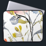 Capa Para Notebook Sobreposição da Flor - Flores de Pastel de Aquarel<br><div class="desc">Sobreposição Flor I por Jennifer Goldberger. Possui flores e caules em um estilo semelhante a aquarela,  principalmente com um esquema de cores claras.</div>