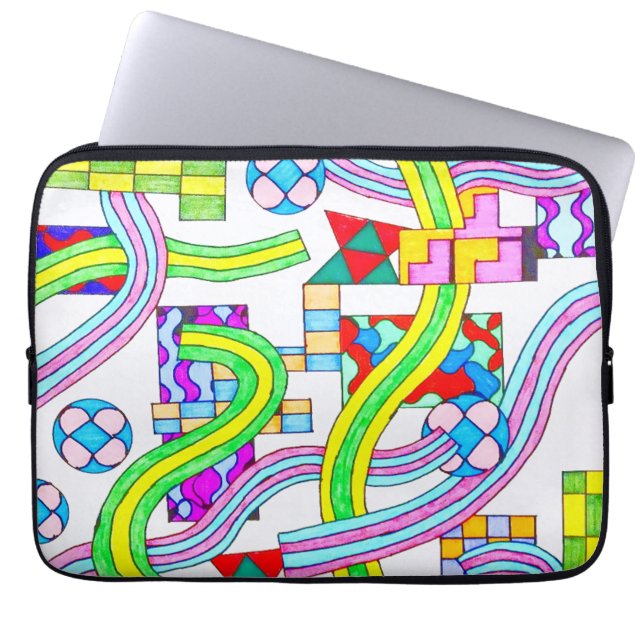 Capa Para Notebook Sobreposto com Curvas (Frente)