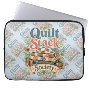 Capa Para Notebook Sociedade de Pilha de Colchas Costura Cottagecore