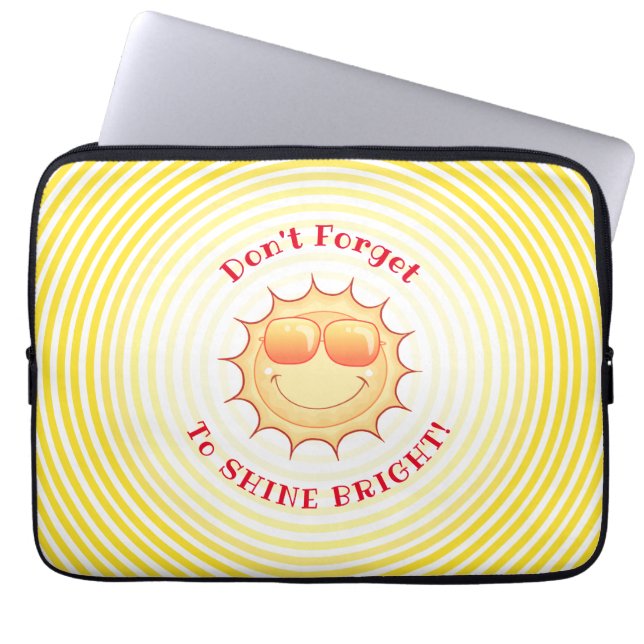 Capa Para Notebook Sol Brilhante (Frente)