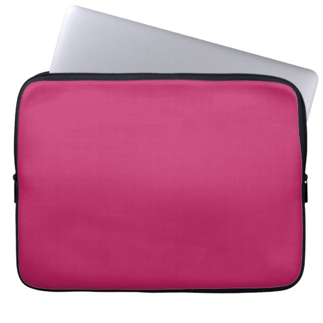 Capa Para Notebook Sólido cor-de-rosa magenta (Frente)