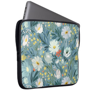 Capa Para Notebook Sombra de Flores Selvagens