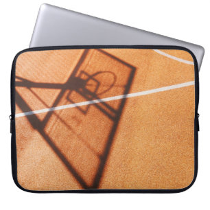 Capa Para Notebook Sombra do aro de basquete