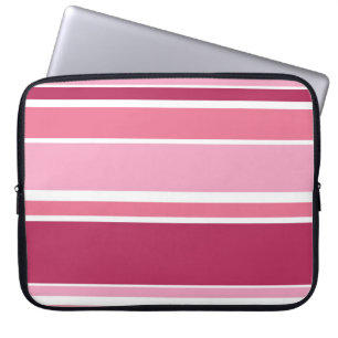 Capa Para Notebook Sombras de listras cor-de-rosa
