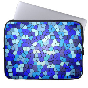 Capa Para Notebook Sombras de Vidro Azul Obtidos por Shirley Taylor