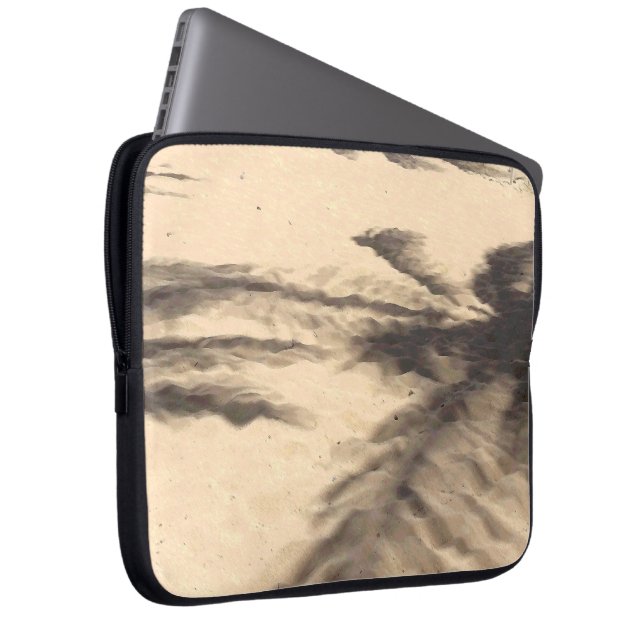 Capa Para Notebook Sombras na Areia (Frente Esquerda)