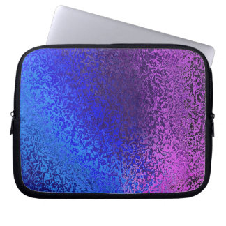 Capa Para Notebook Sombreados brilhantes em azul e roxo