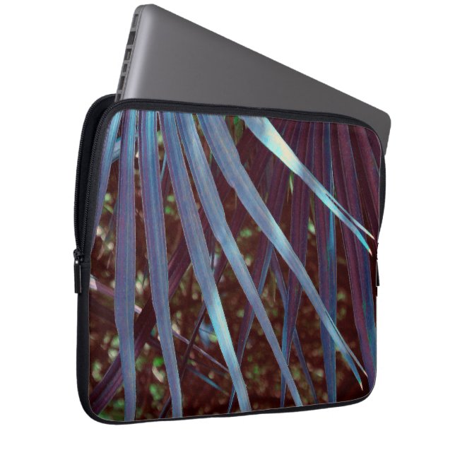 Capa Para Notebook Sonho de Palmetto Azul (Frente Esquerda)