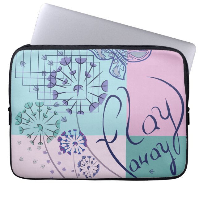 Capa Para Notebook Sonhos de Borboleta (Frente)