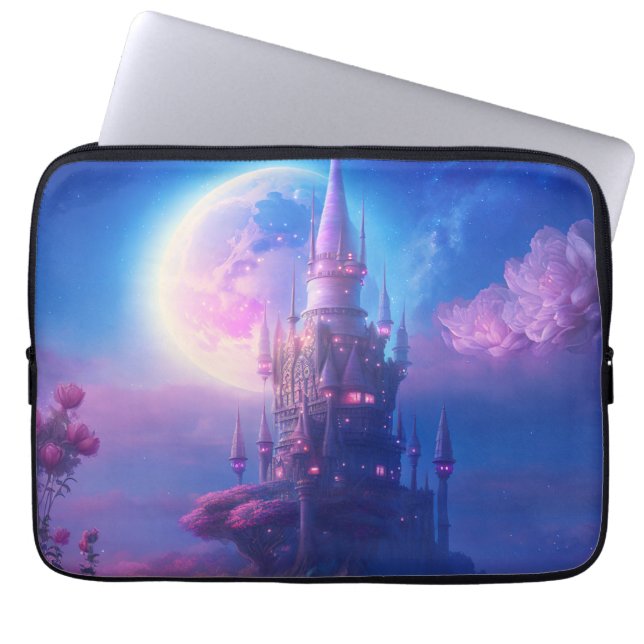 Capa Para Notebook Sonhos do Castelo Moonlit (Frente)