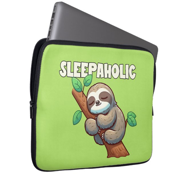 Capa Para Notebook Sonolento - Alavancas do Sono - Lama do Dorso (Frente Esquerda)