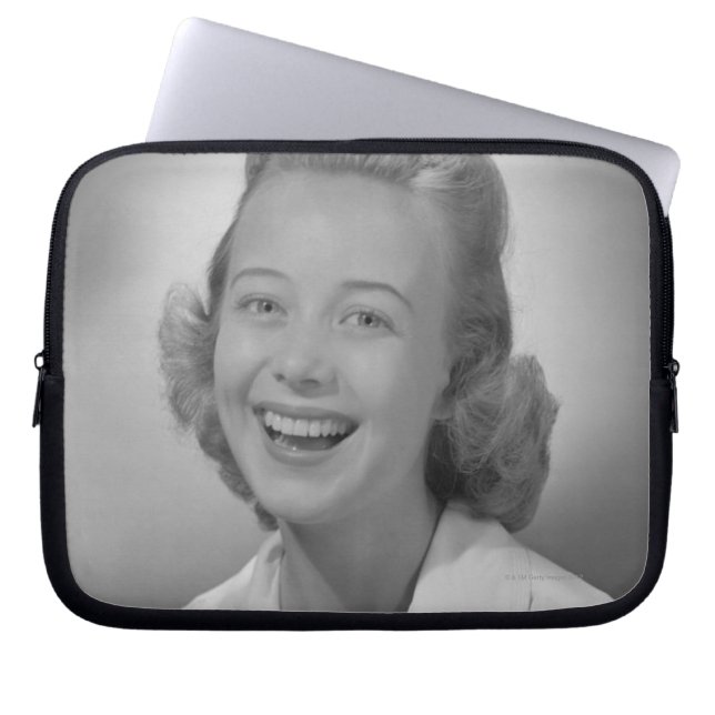 Capa Para Notebook Sorriso da mulher (Frente)