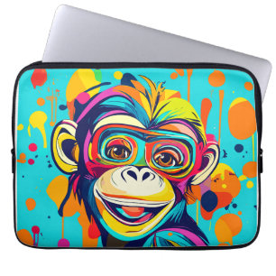Capa Para Notebook Sorriso de macaco
