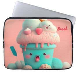 Capa Para Notebook Sorvete Kawaii