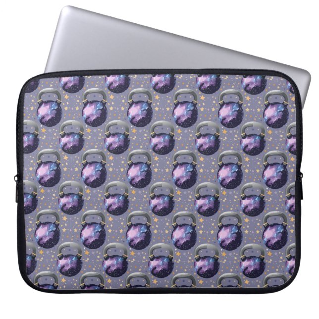 Capa Para Notebook Space Galaxy Kettlebell (Frente)
