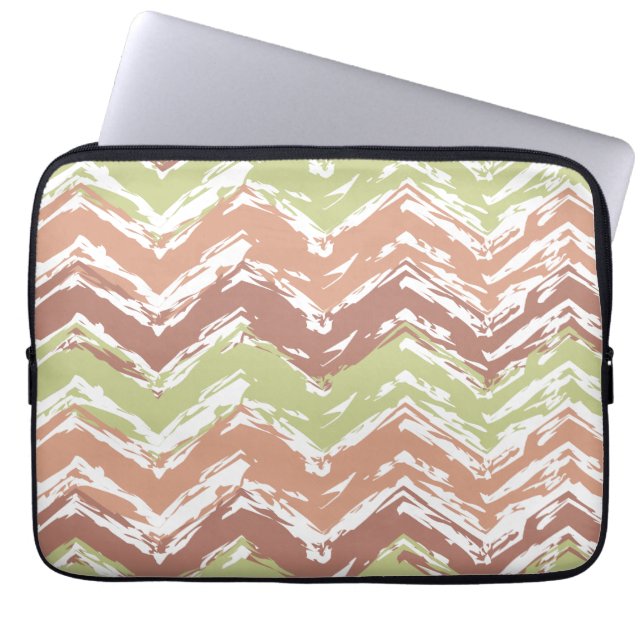 Capa Para Notebook Spice Scribble Chevron ZigZag (Frente)