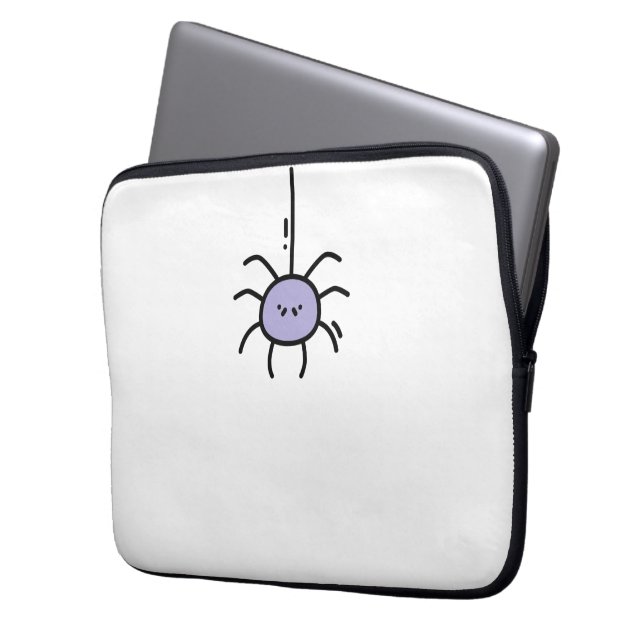 Capa Para Notebook Spider Purple (Frente Esquerda)