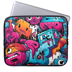 Capa Para Notebook Splash de Arte na Rua do Grafite Urbano