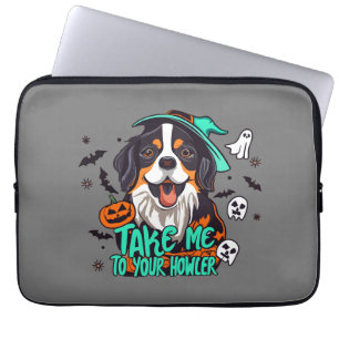 Capa Para Notebook Spooky Bernese Halloween : Leve-me ao seu Howler