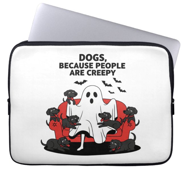Capa Para Notebook Spooky Halloween Dog Spooky Ghost (Frente)