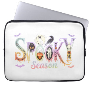 Capa Para Notebook Spooky Season Iridescente Halloween