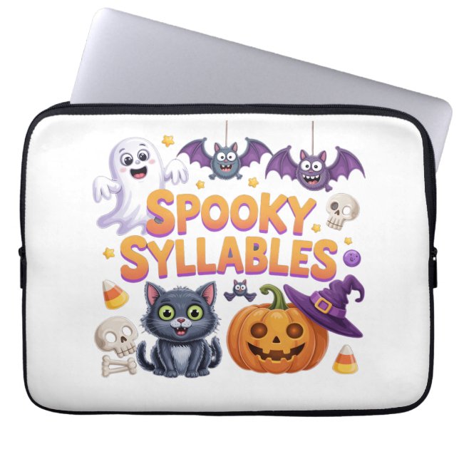 Capa Para Notebook Spooky Syllables (Frente)