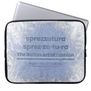 Capa Para Notebook SPREZZATURA: A ARTE ITALIANA DA MODA-BlueDenim