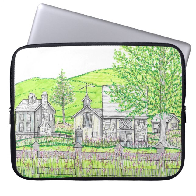 Capa Para Notebook Spring Farm Laptop Case (Frente)