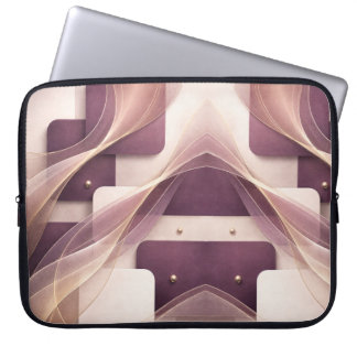 Capa Para Notebook Square shapes AI art 