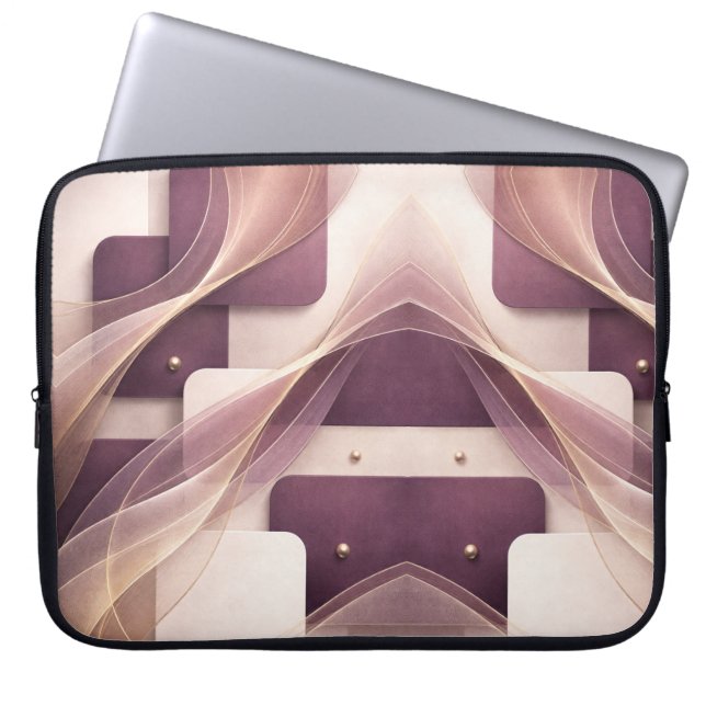 Capa Para Notebook Square shapes AI art  (Frente)