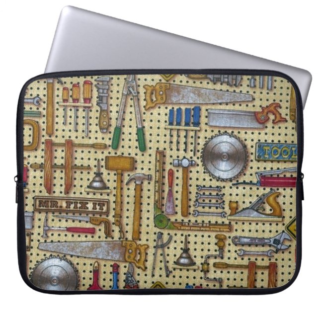 Capa Para Notebook Sr. Fix It Handyman Bolsa de laptop (Frente)