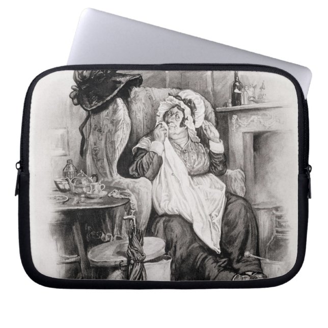 Capa Para Notebook Sra. Gamp, 'de Charles Dickens: Uma bisbolhetice (Frente)