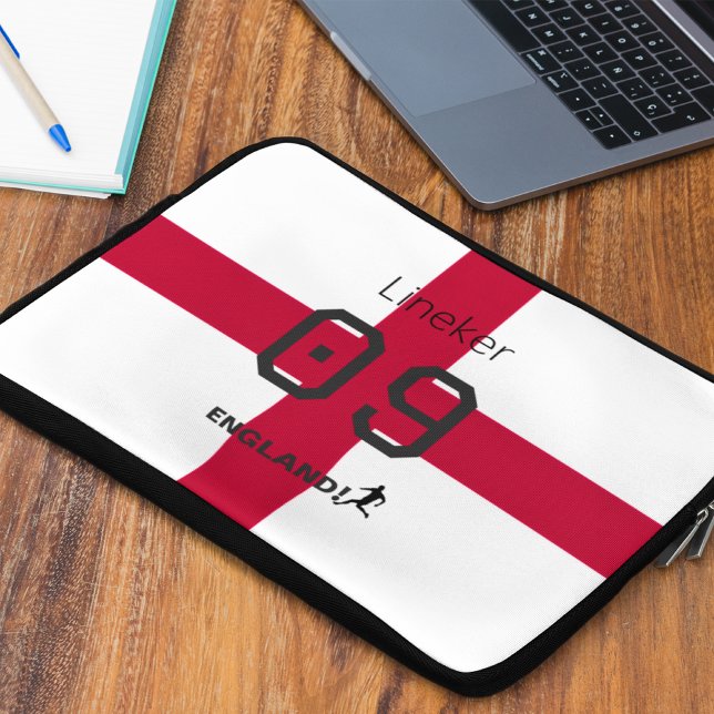 Capa Para Notebook St George Cross England Patriotic Custom Name  (Criador carregado)